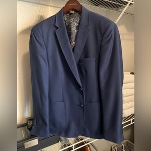 1… Like No Other Ginham Navy Check Blazer-44R